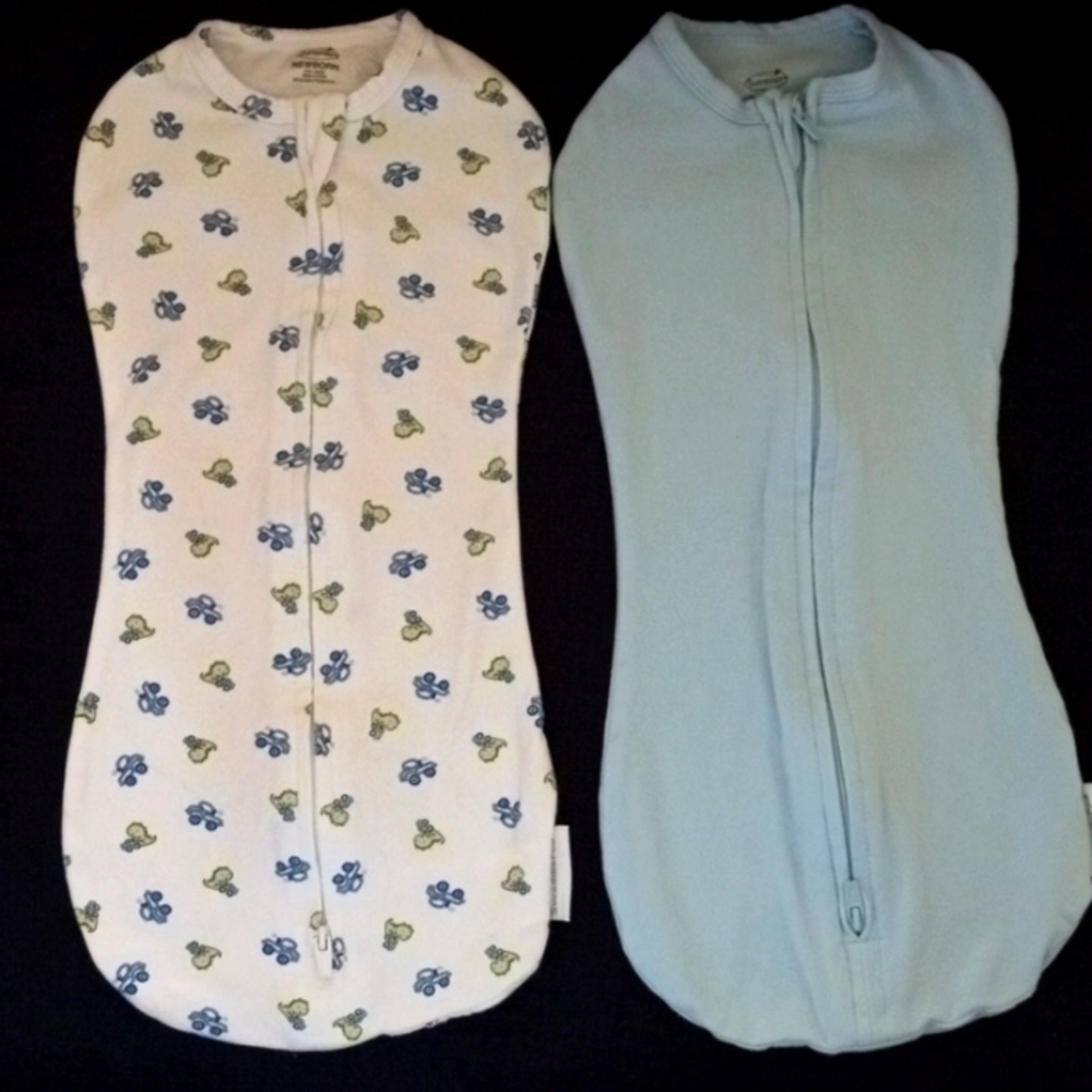 Two Swaddle Pod Sleep Bags